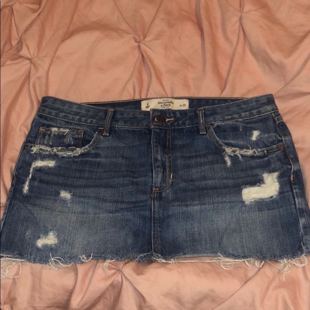 Blue jean skirt